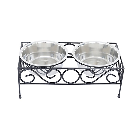 Iconic Pet Elevated Wired Pet Double Diner