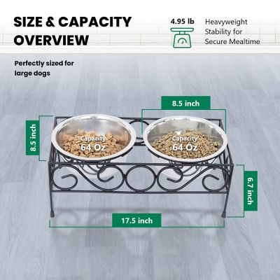 Image showing  Elevated Wired Pet Double Diner