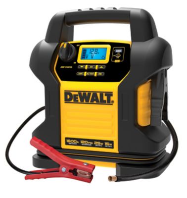 DeWALT 1,600A Peak Jump Starter with Digital Compressor and USB Power Bank