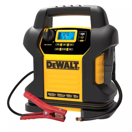 DeWALT 1600 Amp Jump Starter with Digital Compressor and USB Power Bank Jump Starters