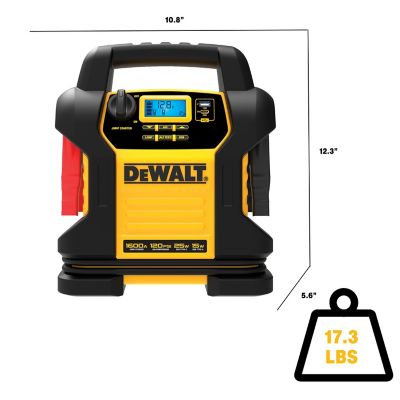Image showing  1,600A Peak Jump Starter with Digital Compressor and USB Power Bank