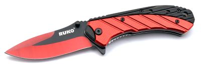 RUKO EDC Folding Knife, RUK0193RD-CS