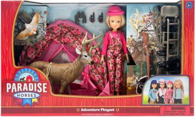 Paradise Horses 10 in. Doll Hunting Set