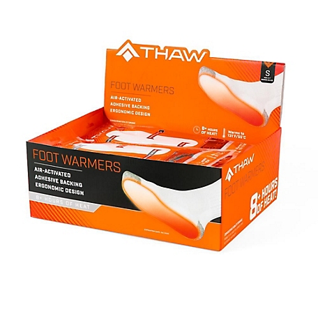 THAW Disposable Heated Insole, 30 pk., Small