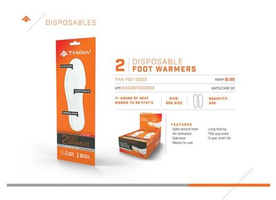 Image showing  Disposable Heated Insole, 30 pk., Large