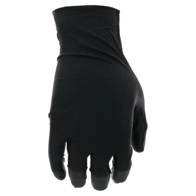 Image showing  Extended Use Ambidextrous Nitrile Glove with Textured Fish Scale Grip