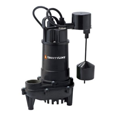 CountyLine 1/2 HP Cast-Iron/Thermoplastic Sump Pump with Vertical Switch