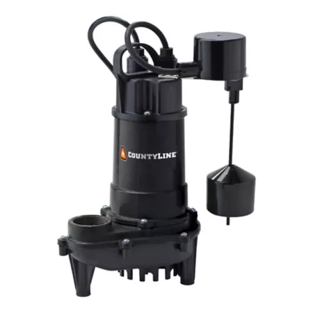 CountyLine 1/2 HP 115V Cast Iron/Thermoplastic Electric Sump Pump with Vertical Switch 5 100 GPH Sump Pumps