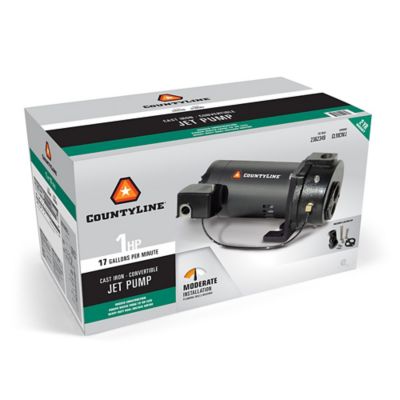 Image showing 7 th CountyLine 1 HP 115/230V Electric Cast Iron Deep/Convertible Well Jet Pump, 14.8 GPM