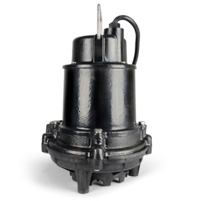 Image showing  1/2 HP 115V Electric Cast Iron Snap-Action Sump Pump, 5,100 GPH