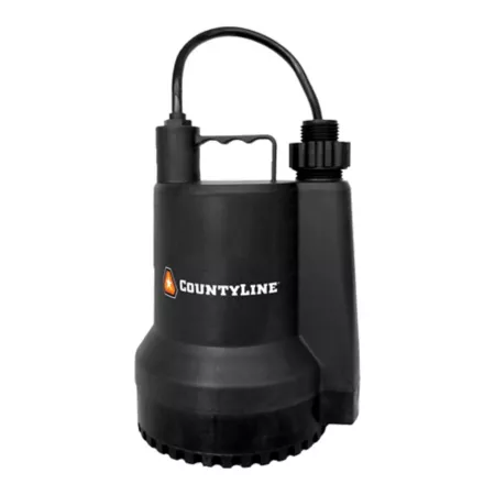 CountyLine 1/6 HP Thermoplastic Electric Submersible Utility Pump 115V 1 680 GPH Utility Pumps