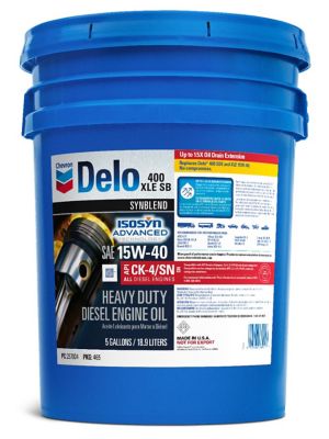 Chevron Delo 400 XLE SB 15W40 Ck4 - 5 Gal