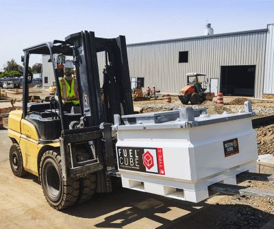 Image showing 5 th Western Global 119 gal. Steel FuelCube Type-S Fuel Tank for Diesel, Includes Fuel Level Gauge