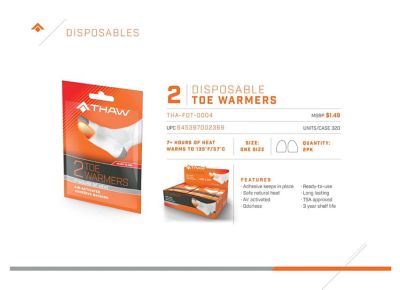 Image showing  Disposable Toe Heater, 40 pk.