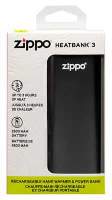 Image showing  Heatbank 3 Hour Rechargeable Hand Warmer & Power Bank, Black