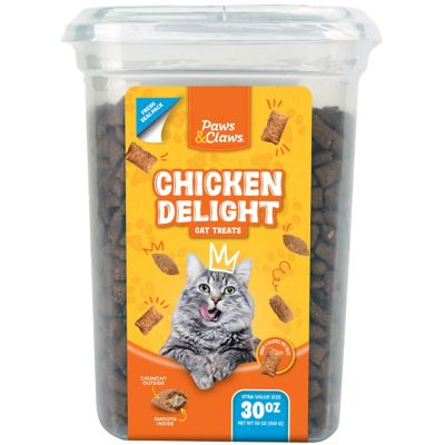 Paws & Claws Chicken Delight Flavor Cat Treats, 30 oz.