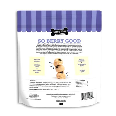 Image showing  Blueberry Pancake Bites Soft Baked Dog Treats, 25 oz.