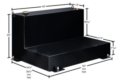 Image showing 8 th Better Built 100 gal. Steel Transfer Tank, Black