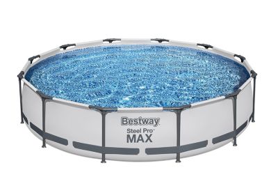 Steel Pro MAX 12 ft. x 30 in. Round Pool Set
