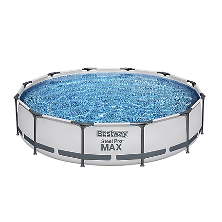 Steel Pro MAX 12 ft. x 30 in. Round Pool Set