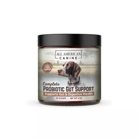 All American Canine Probiotic Gut Support - 90 Servings Dog Digestion Supplements