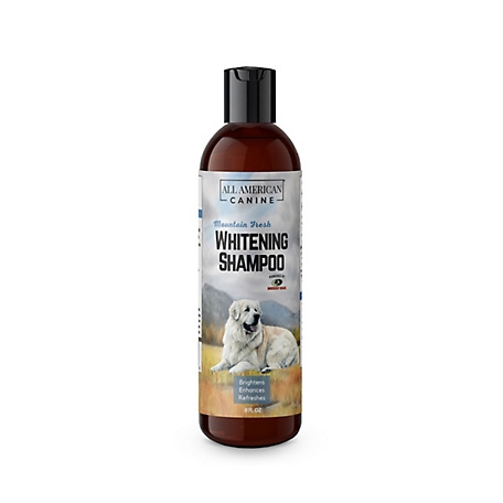 All American Canine Whitening Dog Shampoo, Mountain Fresh, 8 oz.