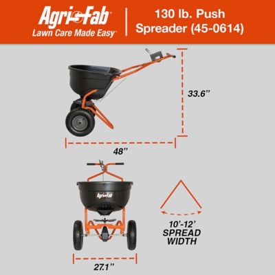 Image showing  130 lb. Capacity Broadcast Push Spreader
