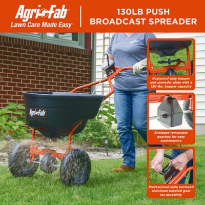 Image showing  130 lb. Capacity Broadcast Push Spreader