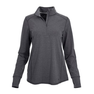 Ridgecut Women's s Active 1/4-Zip Long-Sleeve T-Shirt