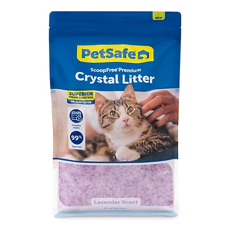 PetSafe ScoopFree Crystal Cat Litter, 8 lb. Bag, Lavender