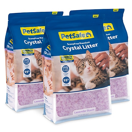 PetSafe ScoopFree Crystal Litter Bag, 3-8lb. Lavender
