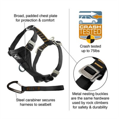 Image showing  Enhanced Strength Tru-Fit Smart Dog Harness, Ink Blue, X-Small - Crash Tested Car Safety Harness for Dogs