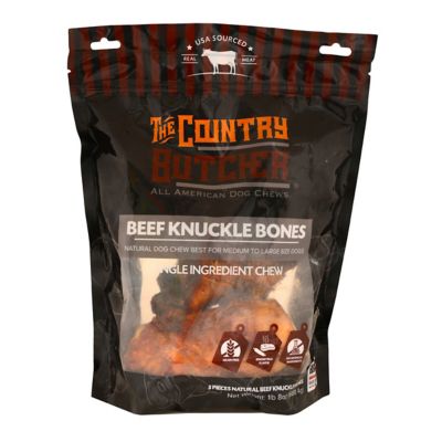 The Country Butcher Beef Knuckle Bone Dog Chew Treats, 1.5 lb.