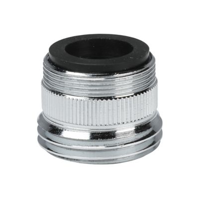 Danco 15/16 in.-27M / 55/64 in.-27F x 3/4 in. GHTM or 55/64 in.-27M Chrome Garden Hose Adapter