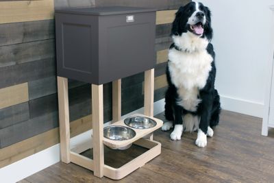 Image showing  Parlor Pet Feeder Station, Gray