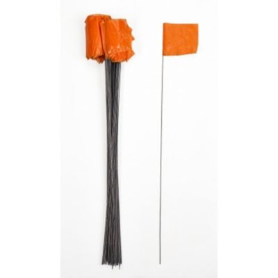 Mutual Industries Orange Large Wire Marking Flags, 1,000-Pack