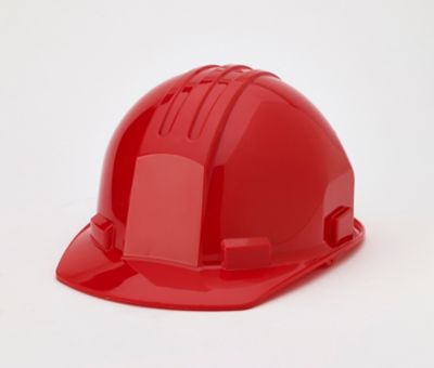 Mutual Industries Hard Hat Pin Lock, Red