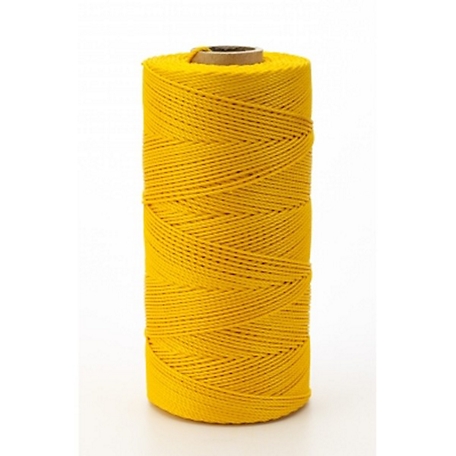 Mutual Industries 18 x 275 ft. Twisted Nylon Mason Twine, Yellow, 6-Pack