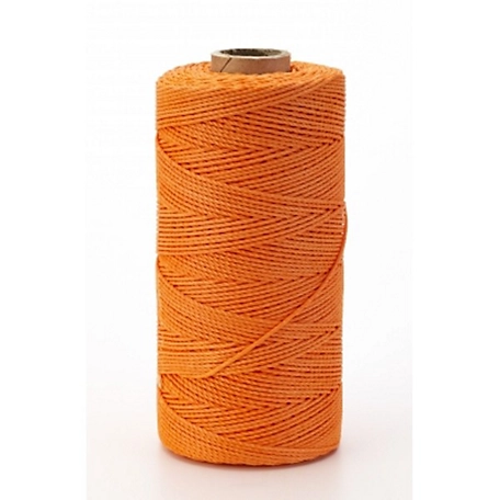 Mutual Industries 18 x 550 ft. Twisted Nylon Mason Twine, GLO Orange, 6-Pack