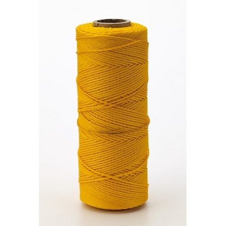 Mutual Industries 18 x 250 ft. Braided Nylon Mason Twine, GLO Yellow, 6-Pack