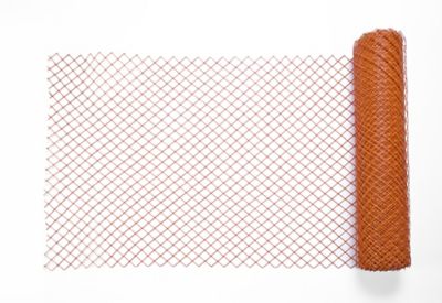 Mutual Industries 4 ft. X 100 ft. Diamond Link Orange