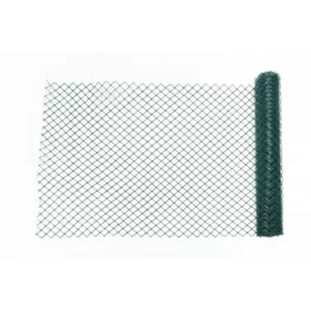 Mutual Industries Diamond Link Fence 4 ft x 50 ft Green Fencing Hardware