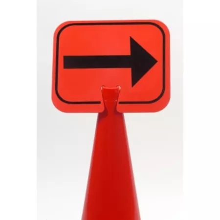 Mutual Industries cone sign right arrow Safety Signs