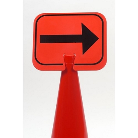 Mutual Industries Cone Sign, Right Arrow