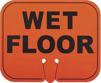 Mutual Industries Cone Sign, Wet Floor
