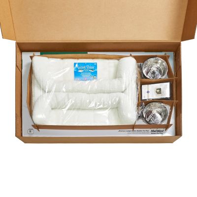 Image showing  iCrate Double Door Dog Crate Bundle, Includes Cover, Bed and Bowls