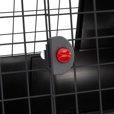Image showing 2 th Ferplast ATLAS Polypropylene Car Dog Crate, Scenic Black