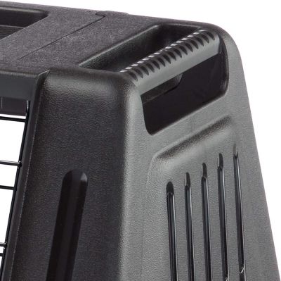 Image showing 4 th Ferplast ATLAS Polypropylene Car Dog Crate, Scenic Black