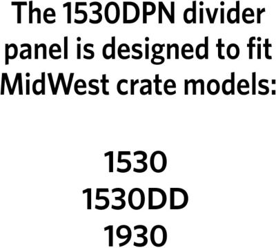 Image showing  MidWest Wire Crate Divider Panel