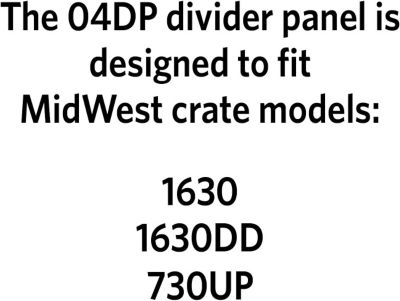 Image showing  MidWest Wire Crate Divider Panel